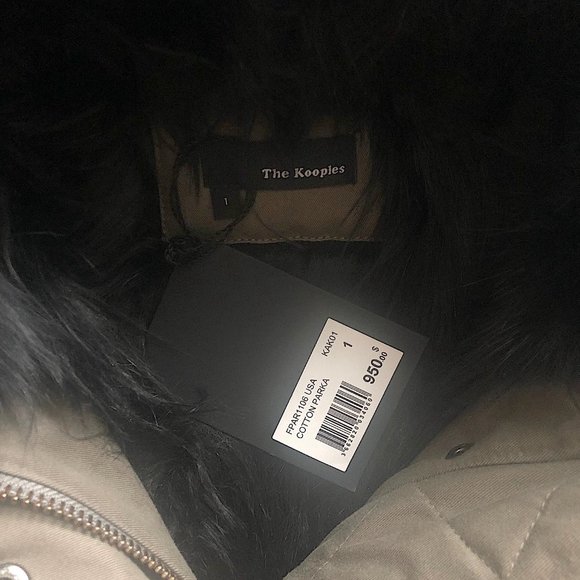 NWT The Kooples Faux Fur Lined Hooded Parka - Picture 8 of 10